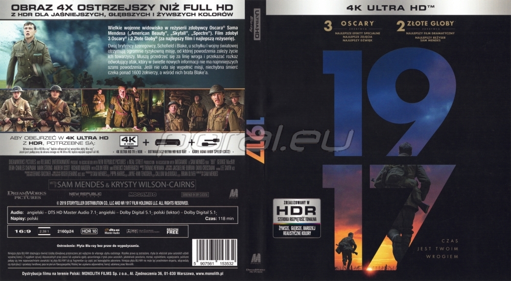 Polska okładka 4K Ultra HD