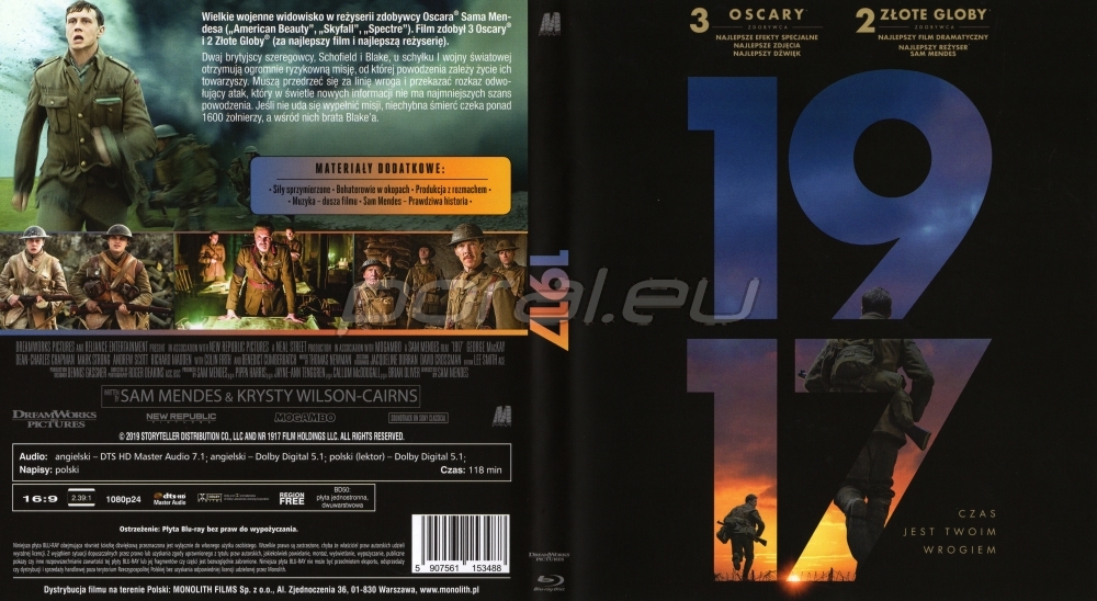 Polska okładka Blu-ray