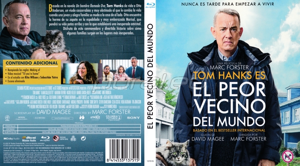 Hiszpańska okładka Blu-ray