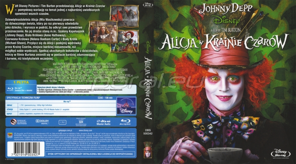 Polska okładka Galapagos Blu-ray