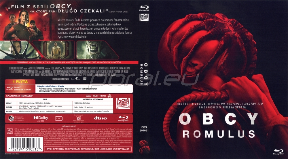 Polska okładka Blu-ray