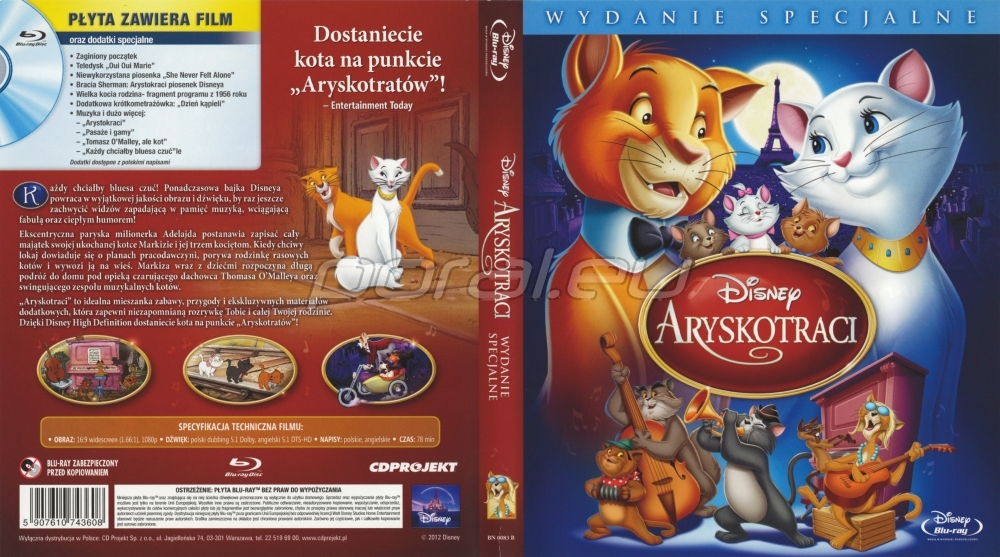 Polska okładka CD Projekt - Blu-ray