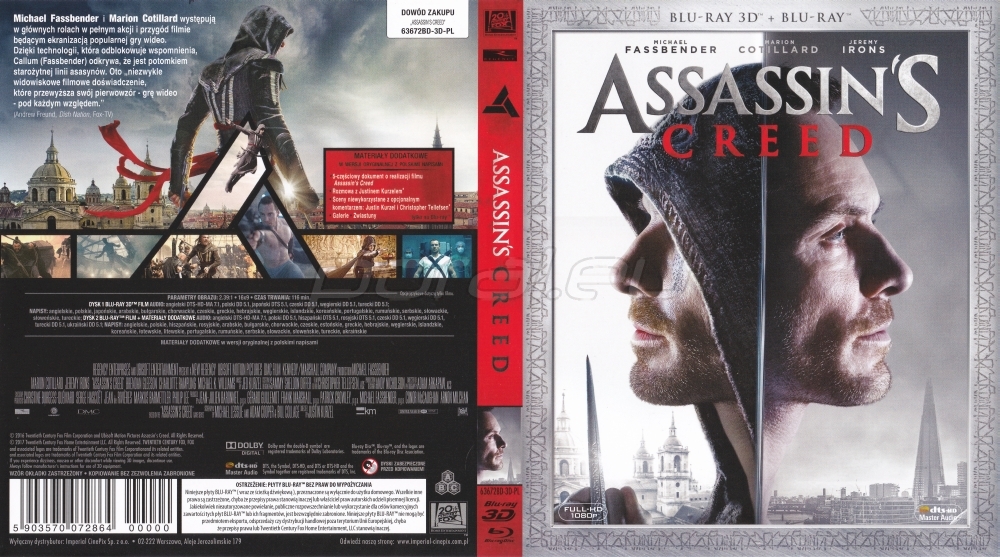 Polska okładka Blu-ray 3D
