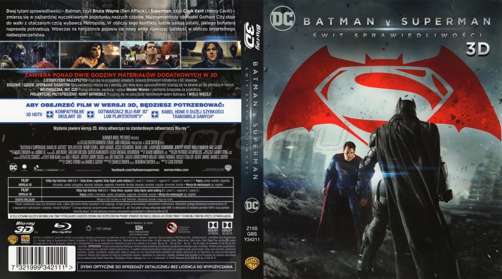 Polska okładka Blu-ray 3D