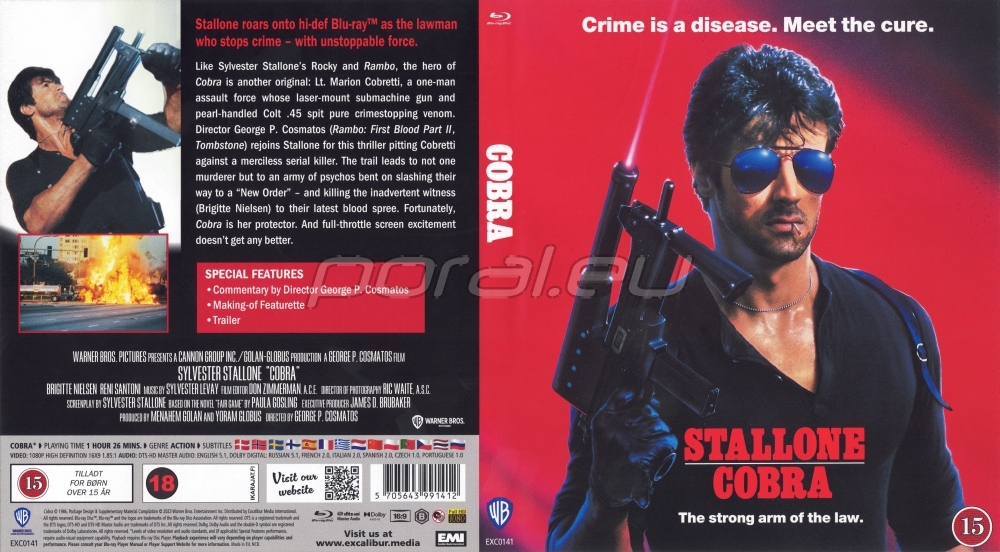 Szwedzka okładka Skandynawia - Blu-ray