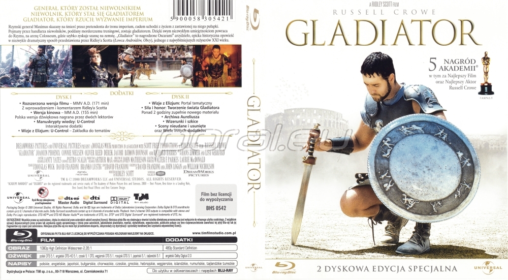 Polska okładka Tim Film Studio (Ver. 2) Blu-ray