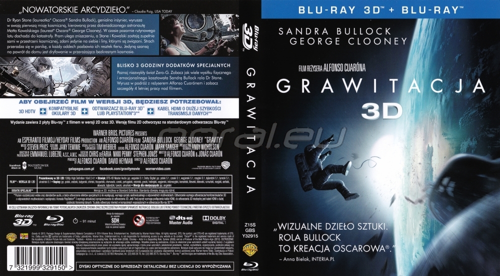 Polska okładka Blu-ray 3D