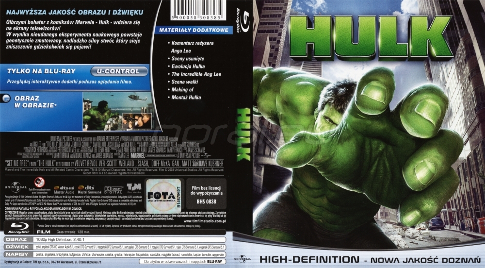 Polska okładka Edycja Limitowana - Blu-ray