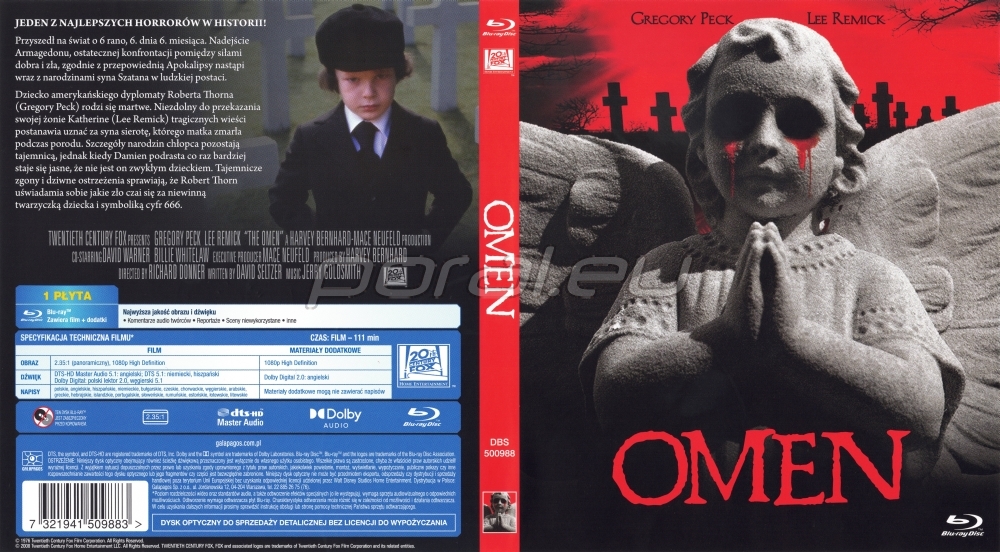 Polska okładka Galapagos - Blu-ray