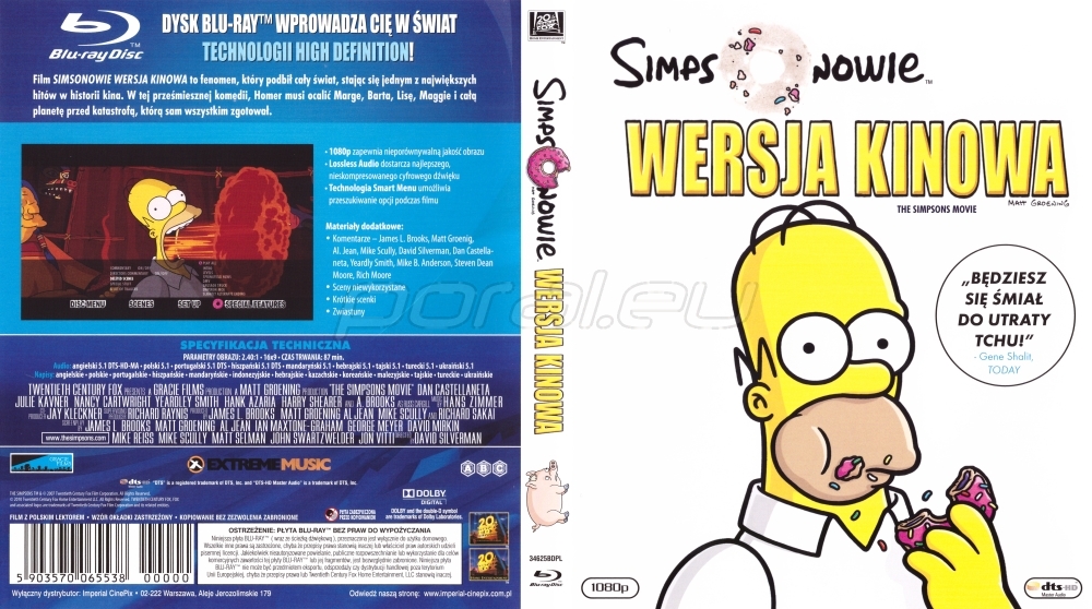 Polska okładka Blu-ray