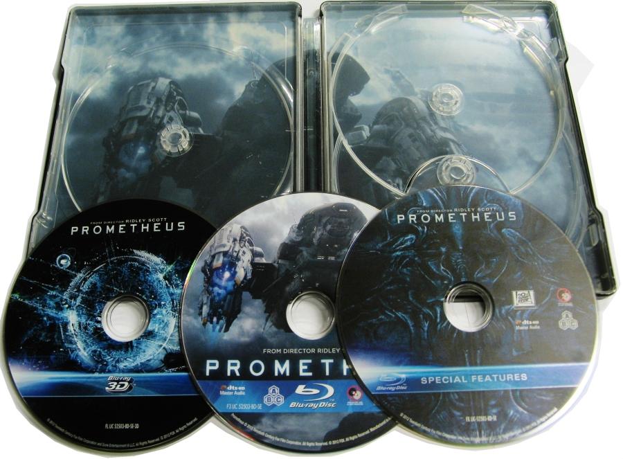 Prometeusz 3D - Prometheus 3D (2012) <br> Opakowanie Steelbook <br>Film Blu-ray