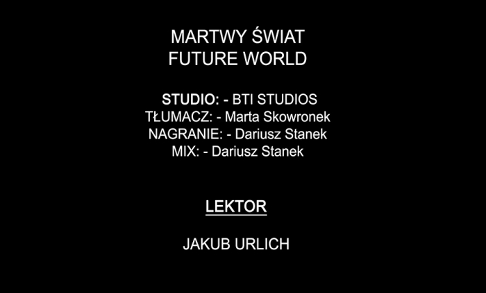 Lektor (VO)<br> Martwy Świat - Future World (2018)